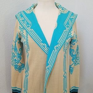 Studio LA Womens Long Sweater Jacket